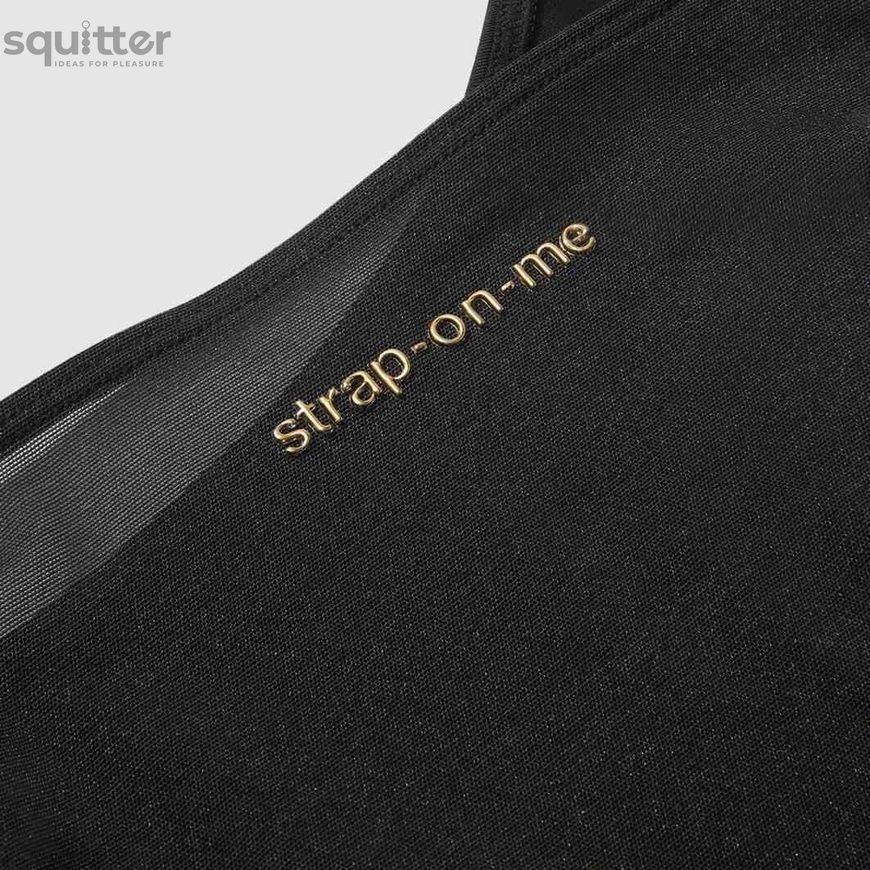 Боді з фіксацією ділдо Strap-On-Me Harness Body Signature - XS - Black SX3505 - онлайн-сексшоп Сквітер