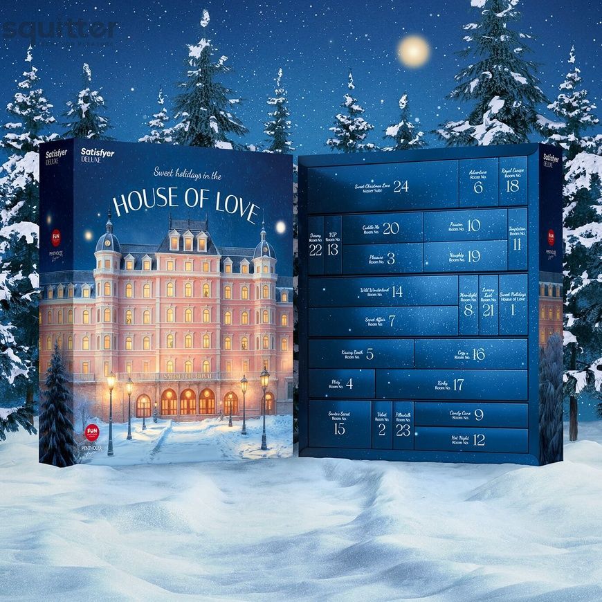 Подарунковий набір Satisfyer Deluxe Advent Calendar 2025 SX2854 - онлайн-сексшоп Сквітер