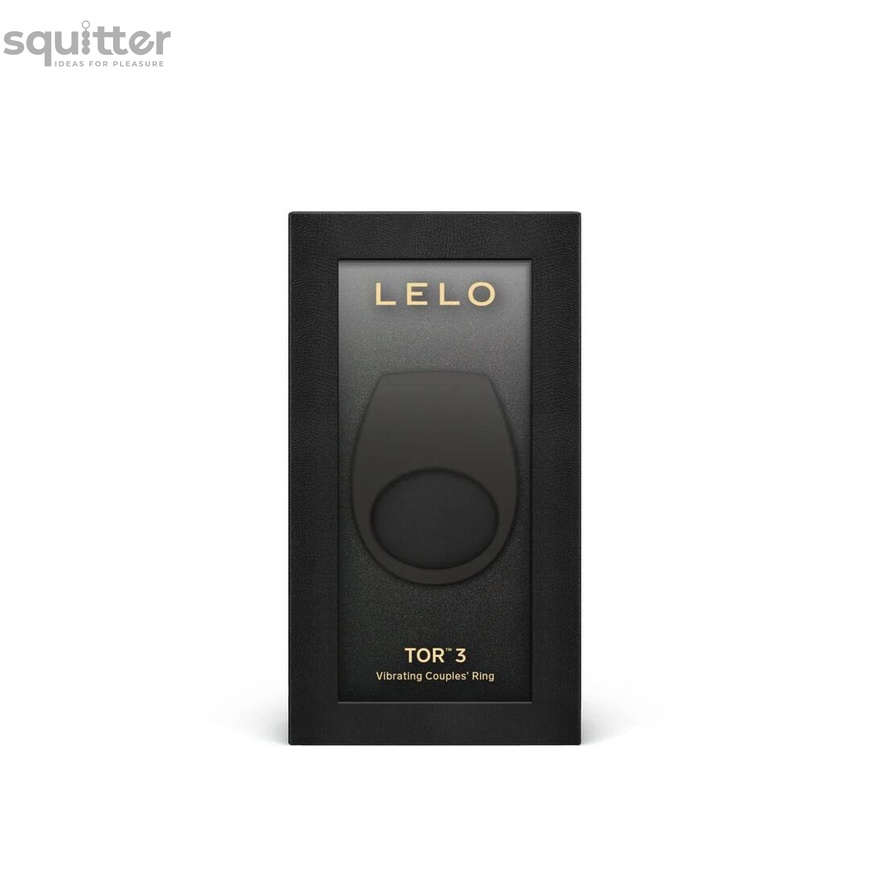 Ерекційне кільце з вібрацією LELO Tor 3 Black SX0700 фото