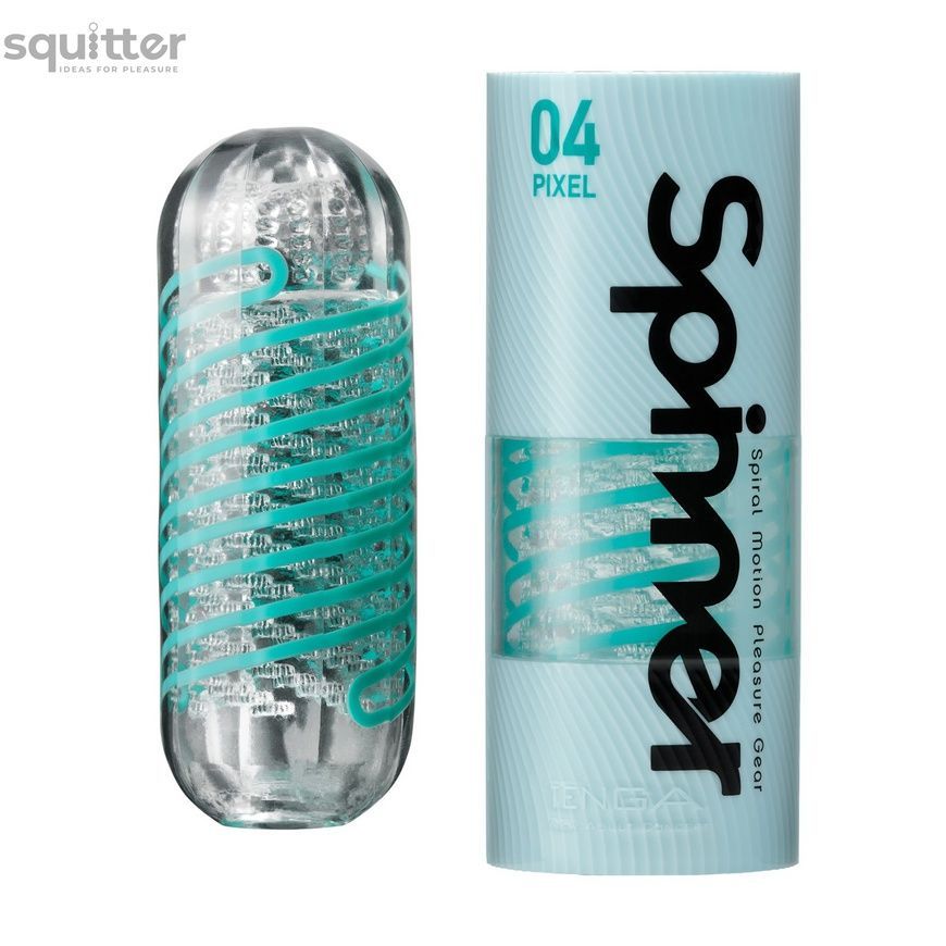 Мастурбатор Tenga Spinner 04 Pixel з пружною стимулювальною спіраллю всередині SO4298 - онлайн-сексшоп Сквітер