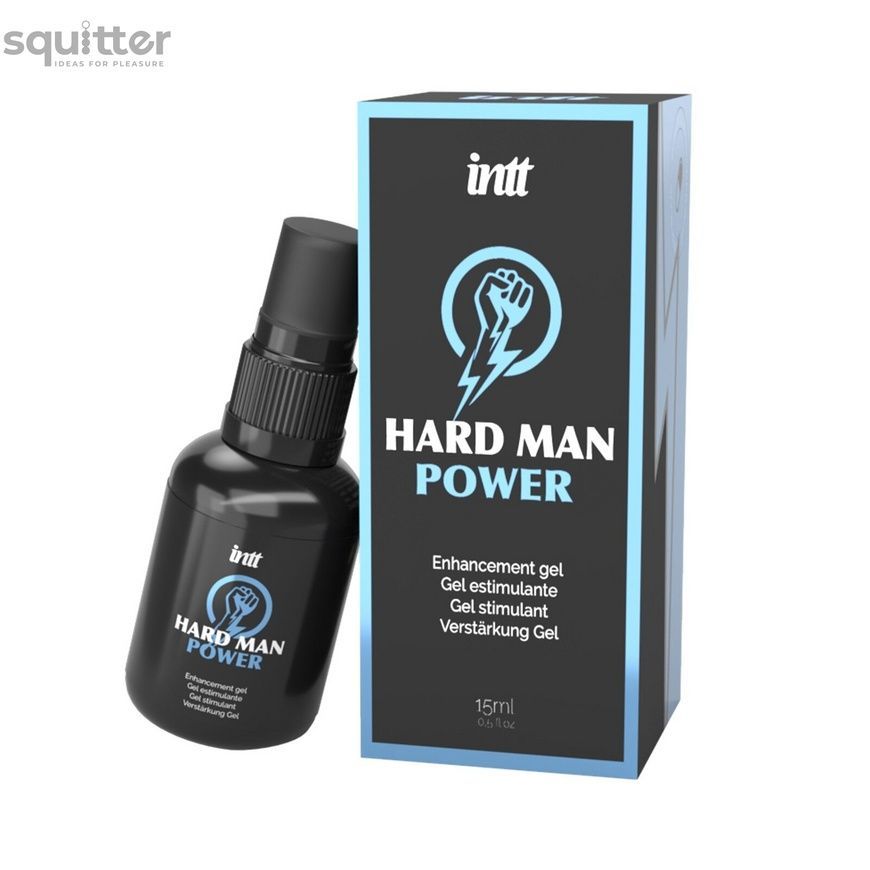 Стимулювальний гель для ерекції Intt Hard Man Power (15 мл), екстракт гінгко білоба, таурин SX1271 - онлайн-сексшоп Сквітер