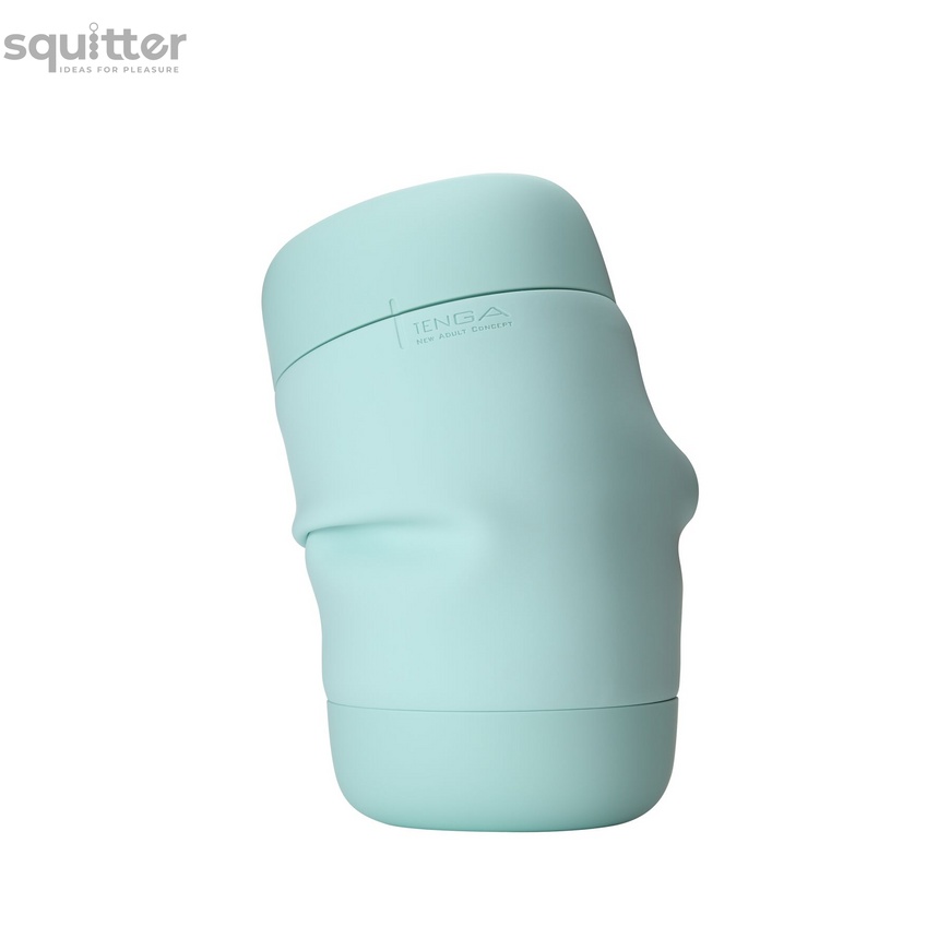 Мастурбатор TENGA PUFFY MINT GREEN, ультрамягкий материал, многоразовый, сквозной SO8068 фото