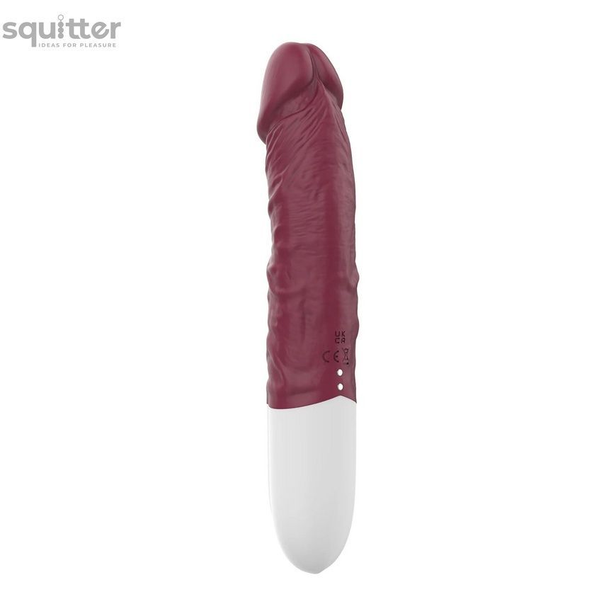 Фалоімітатор з вібрацією Loviss Caeser Vibrator Dildo, реалістичний, 12 режимів SX3996 - онлайн-сексшоп Сквітер