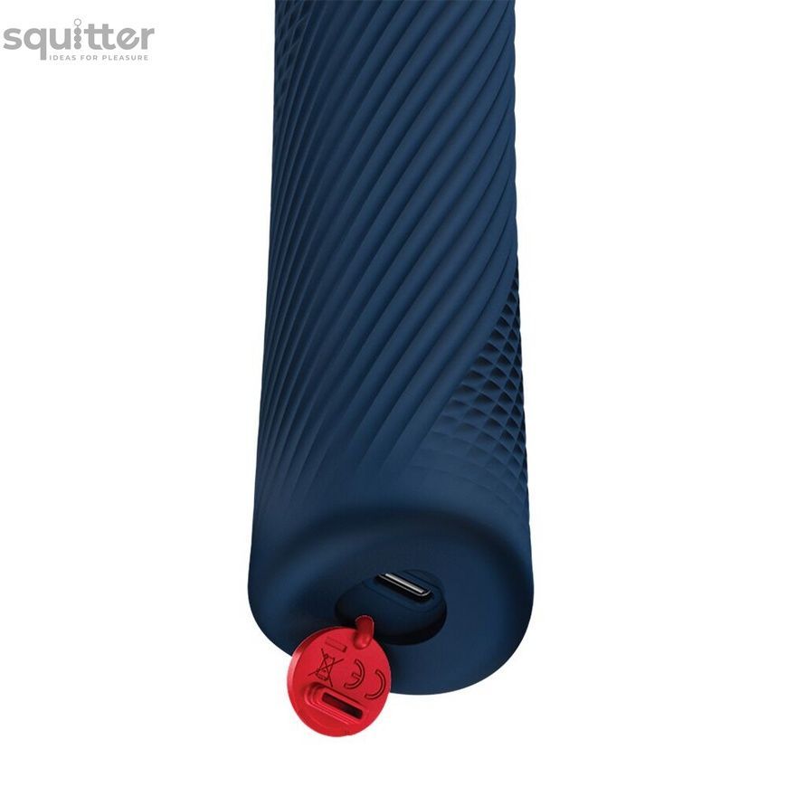 Вібромасажер Fun Factory VIM Vibrating Wand Nightblue, суперпотужний та легкий, до 6 годин роботи SX3660 - онлайн-сексшоп Сквітер