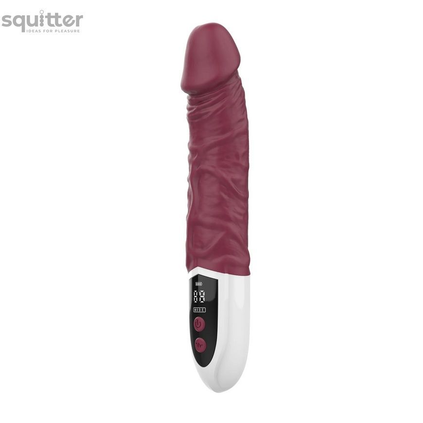 Фалоімітатор з вібрацією Loviss Caeser Vibrator Dildo, реалістичний, 12 режимів SX3996 - онлайн-сексшоп Сквітер