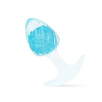 Анальна пробка Liebe Seele Icecream-shaped Crystal Anal Plug - Blue Medium SX4863 - онлайн-сексшоп Сквітер