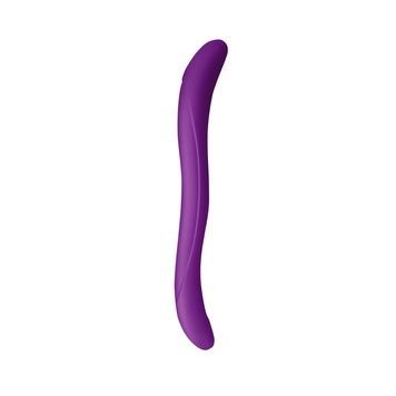 Двойной фаллоимитатор Wooomy Twoooney Semirealistic Double Dong Purple, диаметр 3 и 3,8 см SO8218 - онлайн-сексшоп Сквитер