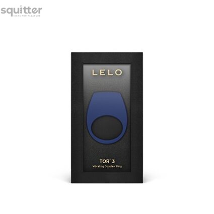 Ерекційне кільце з вібрацією LELO Tor 3 Base Blue SX0701 фото