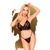 Комплект бралет та стрінги Penthouse - Double Spice Black L/XL SO5244 - онлайн-сексшоп Сквітер