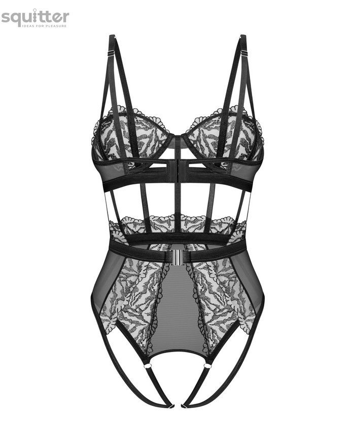 Боді Obsessive Hersis crotchless teddy L/XL SX3088 - онлайн-сексшоп Сквітер