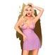 Мини-платье с кружевным лифом и стрингами Penthouse - Bedtime Story Purple L/XLSO4350,1 - интернет-магазин интимных товаров Squitter