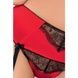 (SALE) Комплект белья BRIDA SET OpenBra red L/XL - Passion Exclusive: трусики-танга, пояс, лифPS22725,3 - интернет-магазин интимных товаров Squitter