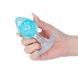 Анальна пробка Liebe Seele Icecream-shaped Crystal Anal Plug - Blue Medium SX4863,3 - інтернет-магазин інтимних товарів Squitter