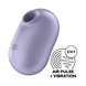 Вакуумний стимулятор із вібрацією Satisfyer Pro To Go 2 Violet SO7797 фото 1