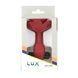 Силіконова анальна пробка Lux Active с розой - Red Rose Silicone Anal Plug SX3924,5 - інтернет-магазин інтимних товарів Squitter
