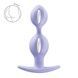 Анальні кульки Fun Factory B BALLS DUO Purple, ефект вібрації, діаметр 3,2 та 3,6 см SX3691,1 - інтернет-магазин інтимних товарів Squitter