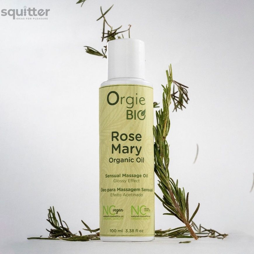 Масажна олія Orgie &ndash; Bio Rosemary Organic Oil (100 мл), органічна, веганська формула SX1535 - онлайн-сексшоп Сквітер