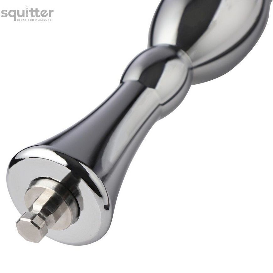 Металлический анальный плаг для секс-машин Hismith Bullet Anal Toy, система KlicLok SO6217 - онлайн-сексшоп Сквитер