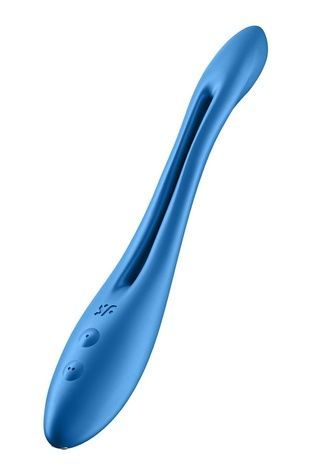Універсальний гнучкий вібратор для пар Satisfyer Elastic Game Dark Blue SO8496 - онлайн-сексшоп Сквітер