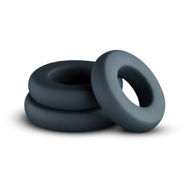 Набір ерекційних кілець Boners 3-Piece Hefty Cock Ring Set, діаметр 3,2 см, 3,8 см та 4,5 см SO8872 - онлайн-сексшоп Сквітер