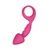 Анальная пробка Adrien Lastic Budy Pink со стимулирующей ножкой, макс. диаметр 2,5см AD20081 - онлайн-сексшоп Сквитер