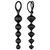 Набір анальних намистин Satisfyer Beads Black, силікон, макс. діаметр 3,3 см та 3,5 см SO2740 - онлайн-сексшоп Сквітер