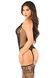 Комплект Leg Avenue Cami Garter with Stockings and String One Size, Black SX1741,4 - інтернет-магазин інтимних товарів Squitter