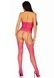Мереживний бодістокінг з відкритим доступом Leg Avenue High neck lace bodystocking One size Raspberr SO8572,2 - інтернет-магазин інтимних товарів Squitter