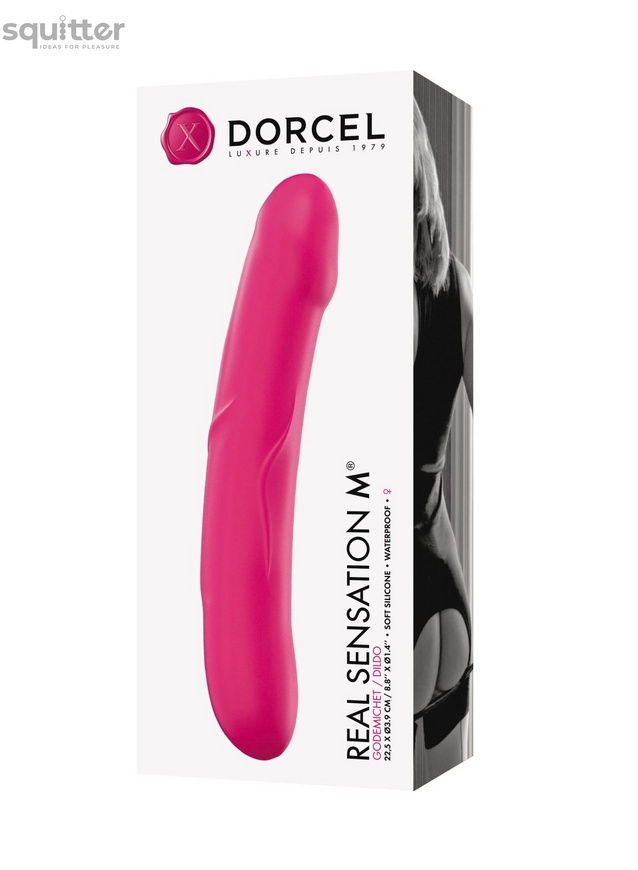 Дилдо Dorcel Real Sensation M Magenta, силикон SO1731 фото