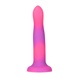 Светящийся в темноте фаллоимитатор ADDICTION Rave 8″ Glow in the Dark Dildo Pink Purple, 20,3 см SO6850 фото 3