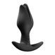 Анальна пробка Fun Factory BOOTIE FEM Black, у вигляді бутона, діаметр 2,9 см, тонкий обмежувач SX3692,2 - інтернет-магазин інтимних товарів Squitter
