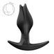 Анальна пробка Fun Factory BOOTIE FEM Black, у вигляді бутона, діаметр 2,9 см, тонкий обмежувач SX3692,4 - інтернет-магазин інтимних товарів Squitter