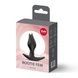 Анальна пробка Fun Factory BOOTIE FEM Black, у вигляді бутона, діаметр 2,9 см, тонкий обмежувач SX3692,7 - інтернет-магазин інтимних товарів Squitter