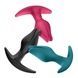 Анальна пробка Fun Factory BOOTIE FEM Black, у вигляді бутона, діаметр 2,9 см, тонкий обмежувач SX3692,8 - інтернет-магазин інтимних товарів Squitter