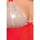 Боді LORAINE BODY red L/XL - Passion Exclusive PS22801,3 - інтернет-магазин інтимних товарів Squitter