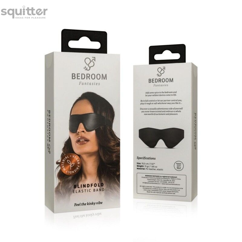 Маска Bedroom Fantasies Blindfold Elastic Band - Black SO8824 фото