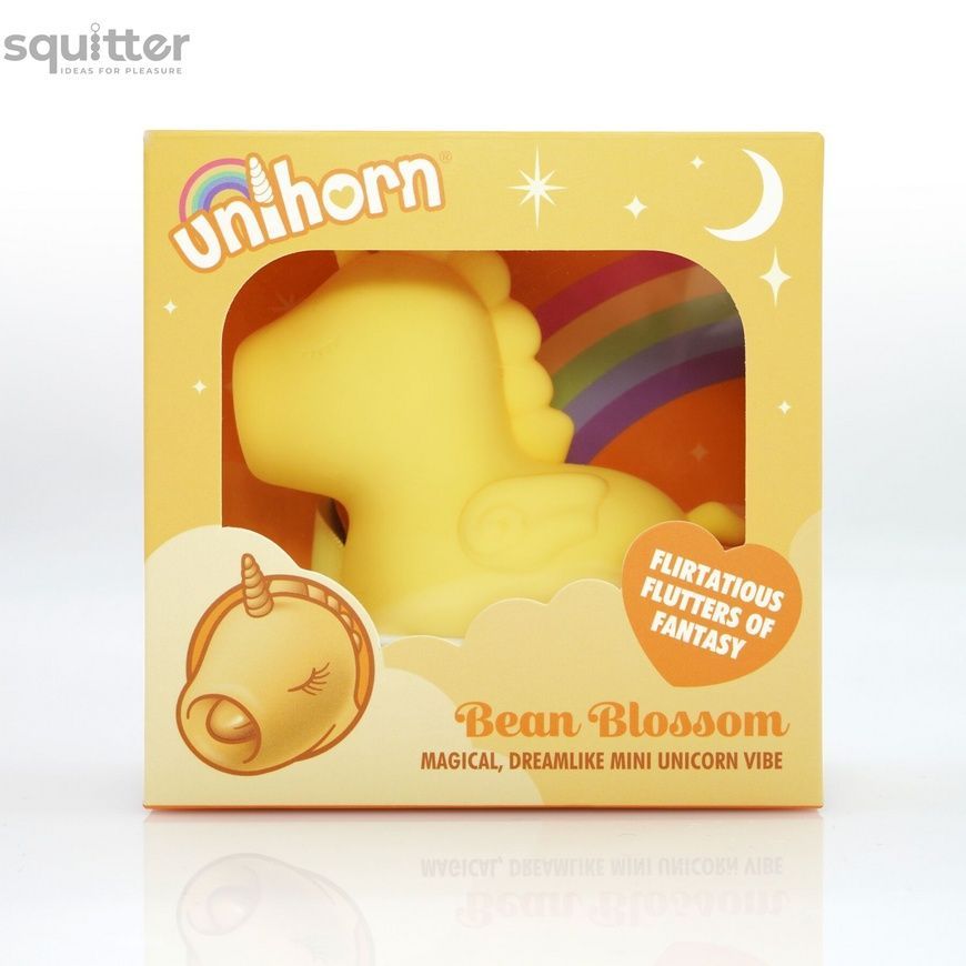 Вібратор-єдиноріжка Unihorn &ndash; Bean Blossom, пульсівний язичок SX2856 - онлайн-сексшоп Сквітер