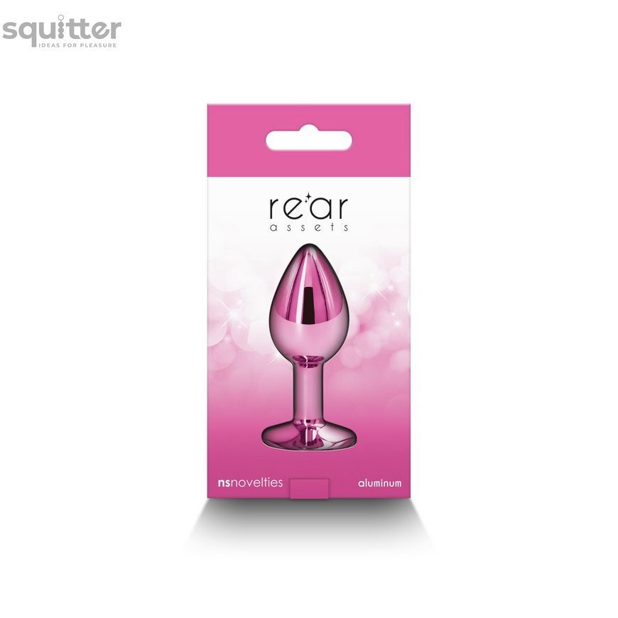 Анальна пробка NS Novelties Rear Assets - Small - Pink SX4371 - онлайн-сексшоп Сквітер