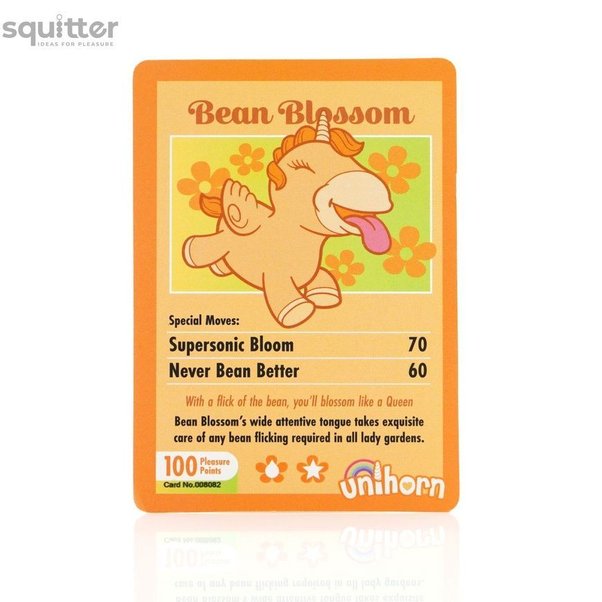 Вібратор-єдиноріжка Unihorn &ndash; Bean Blossom, пульсівний язичок SX2856 - онлайн-сексшоп Сквітер