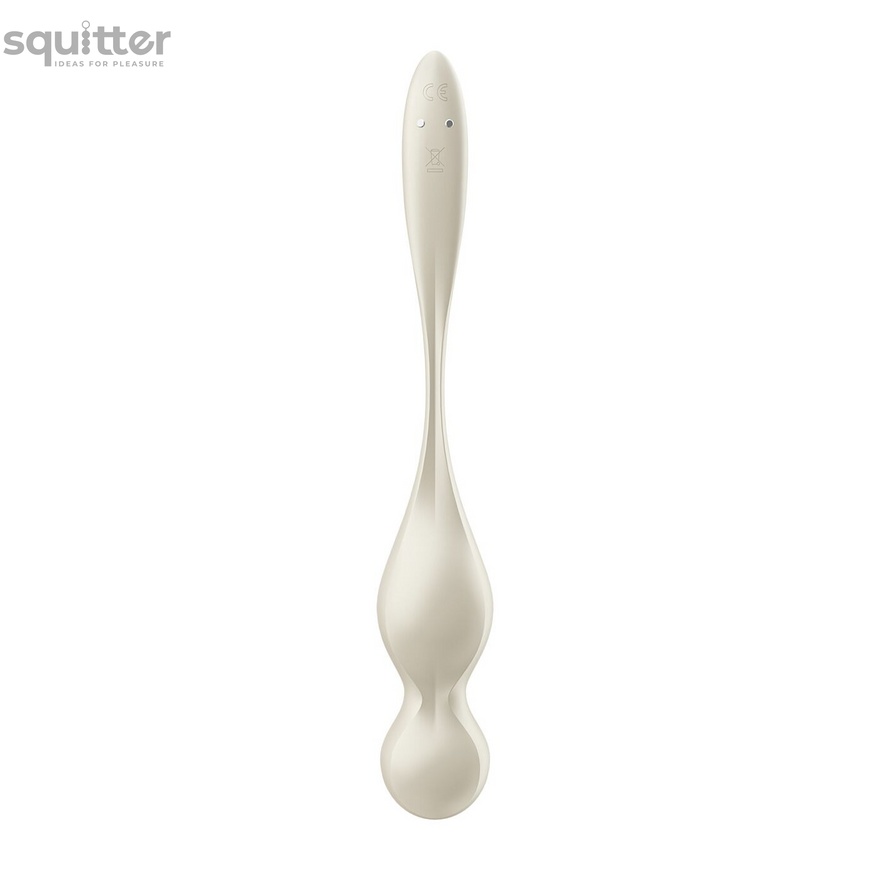 Вагінальні кульки з вібрацією Satisfyer Love Birds 1 Connect App White SX0569 фото