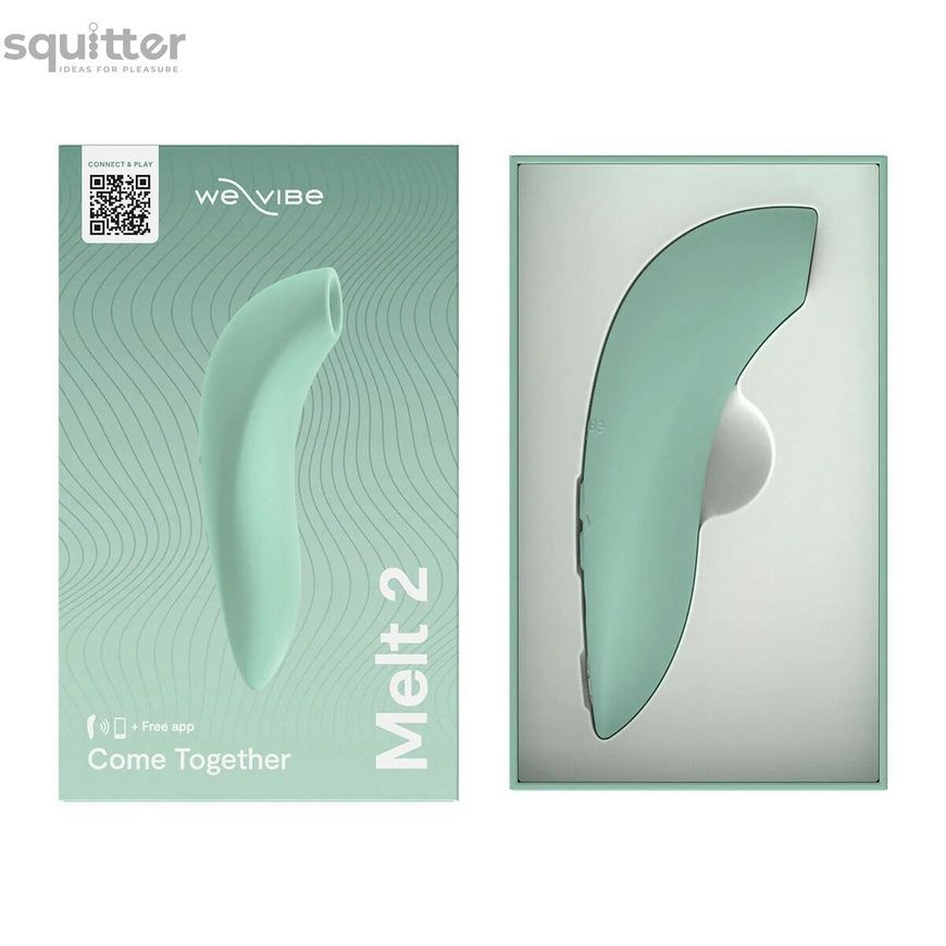 Вакуумний смарт-стимулятор для пар We-Vibe Melt 2 Sage SX3856 - онлайн-сексшоп Сквітер