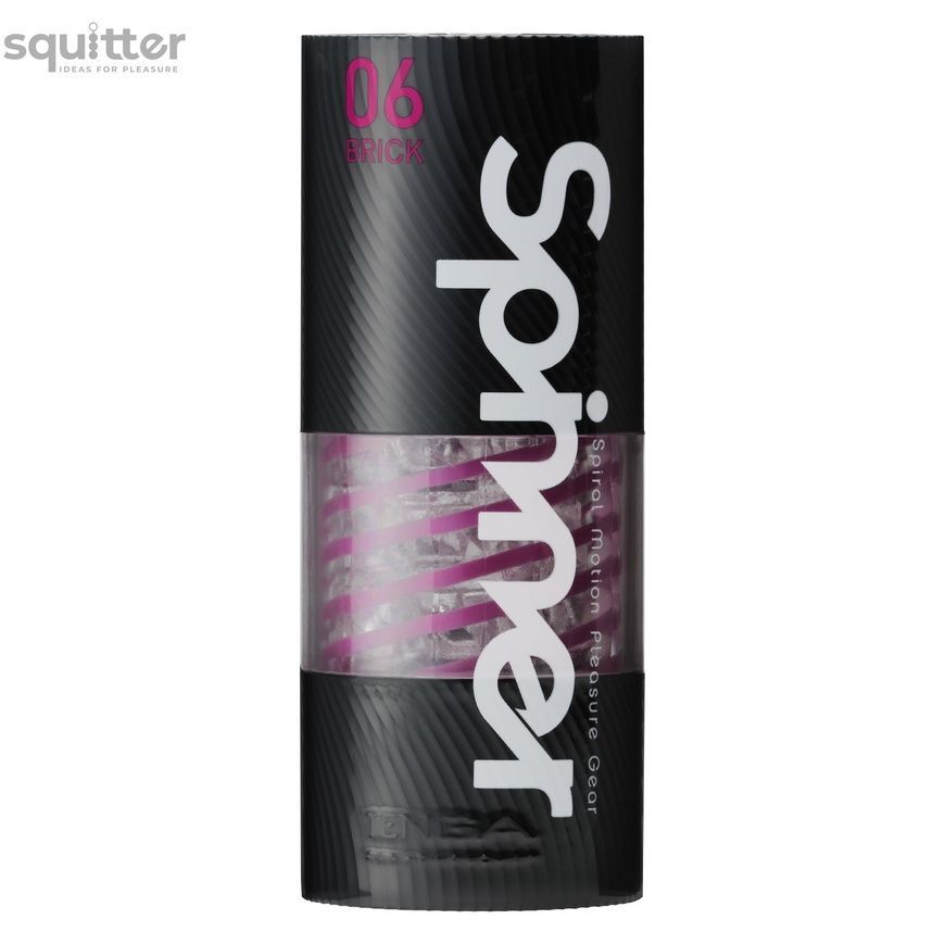 Мастурбатор Tenga Spinner 06 Brick з пружною стимулювальною спіраллю всередині SO4300 - онлайн-сексшоп Сквітер