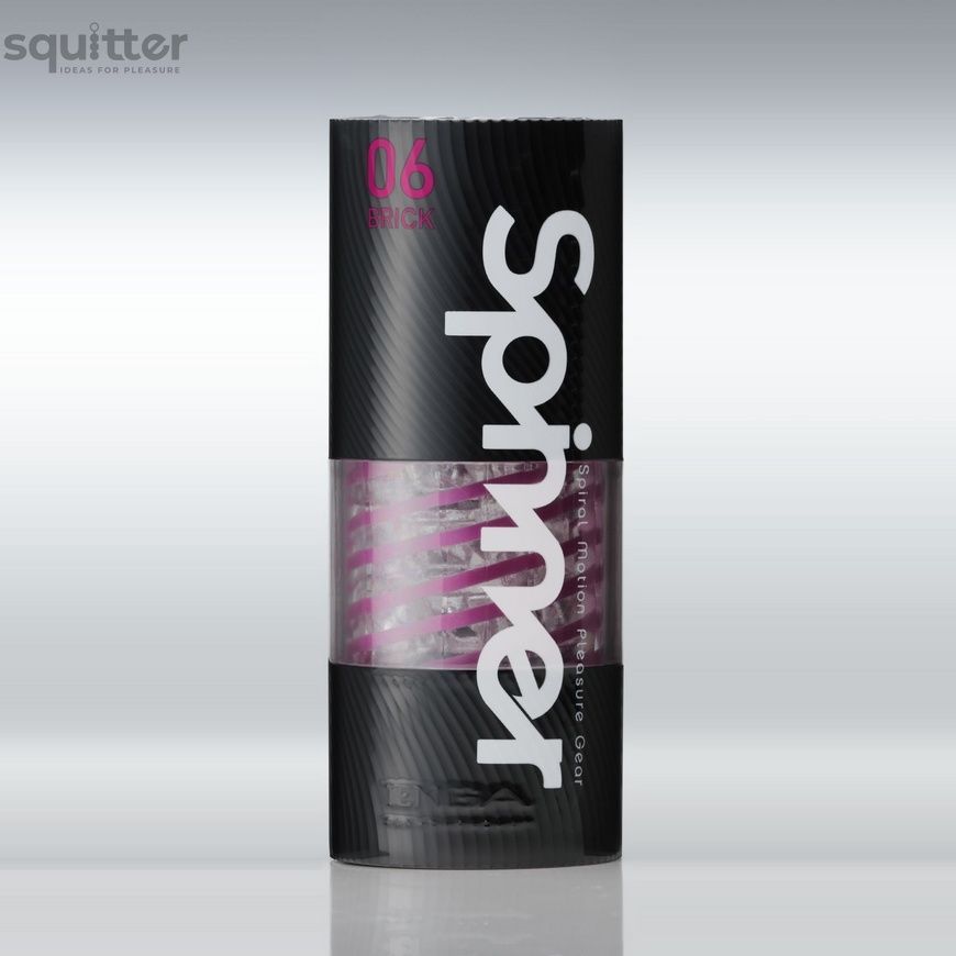 Мастурбатор Tenga Spinner 06 Brick з пружною стимулювальною спіраллю всередині SO4300 - онлайн-сексшоп Сквітер