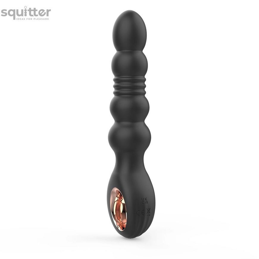 Анальний вібратор з пульсацією Loviss Thor Thrusting Anal Plug, 2 мотори SX3998 - онлайн-сексшоп Сквітер