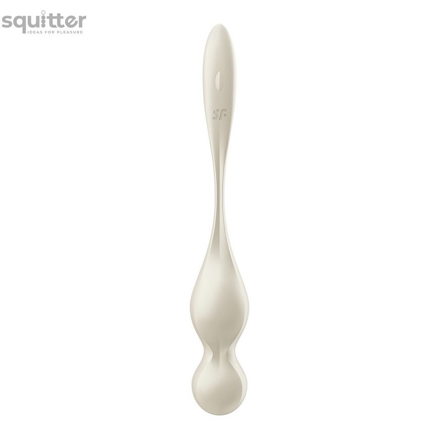 Вагінальні кульки з вібрацією Satisfyer Love Birds 1 Connect App White SX0569 фото