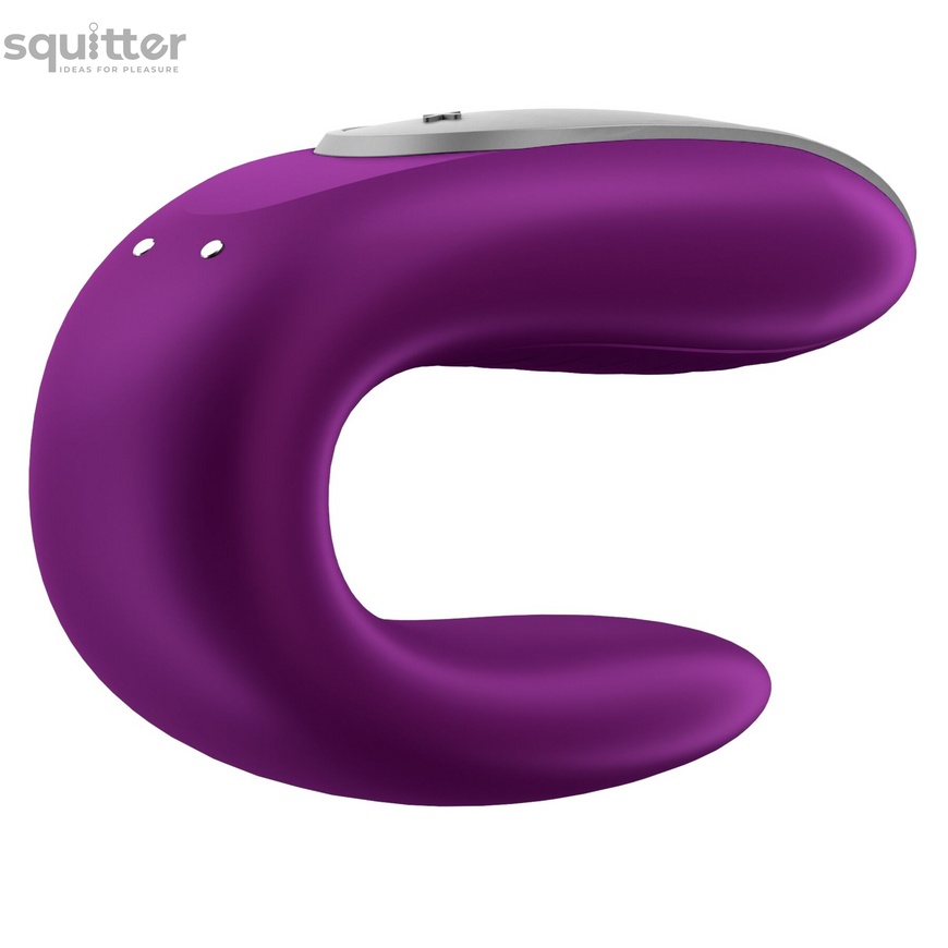 Смартвібратор для пар Satisfyer Double Fun (Violet) з пультом ДК SO5059 фото