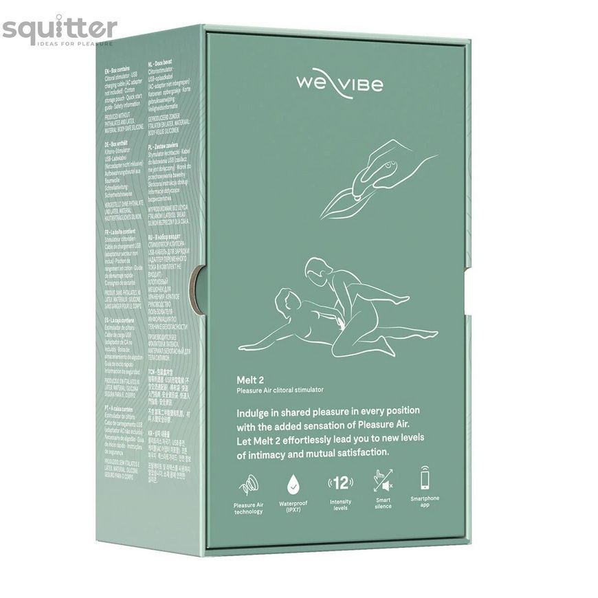 Вакуумний смарт-стимулятор для пар We-Vibe Melt 2 Sage SX3856 - онлайн-сексшоп Сквітер