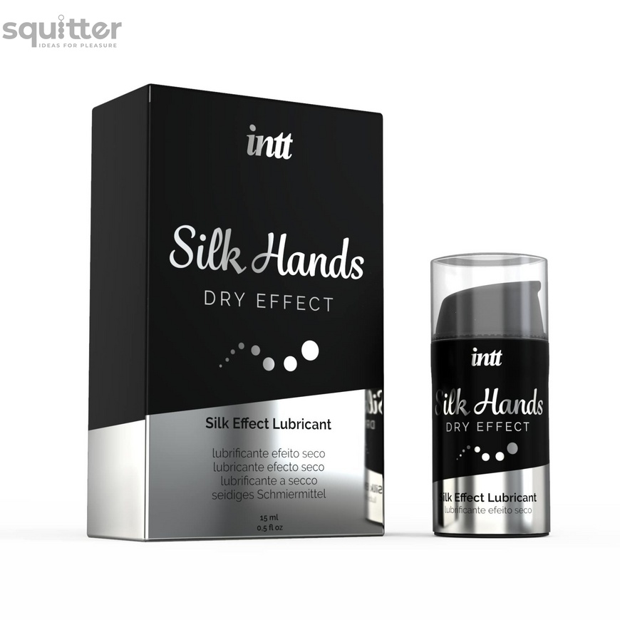 Ульта-густая силиконовая смазк Intt Silk Hands (15 мл) с матовым эффектом, шелковистый эффект SO2923 фото