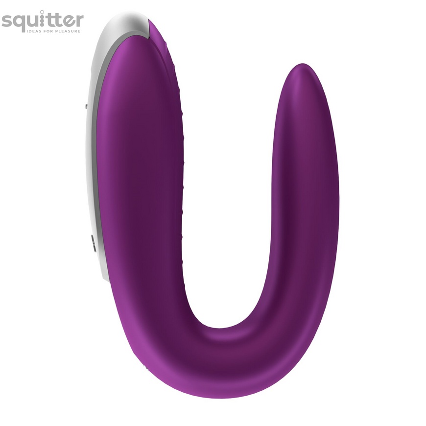 Смарт-вибратор для пар Satisfyer Double Fun (Violet) с пультом ДУ SO5059 фото