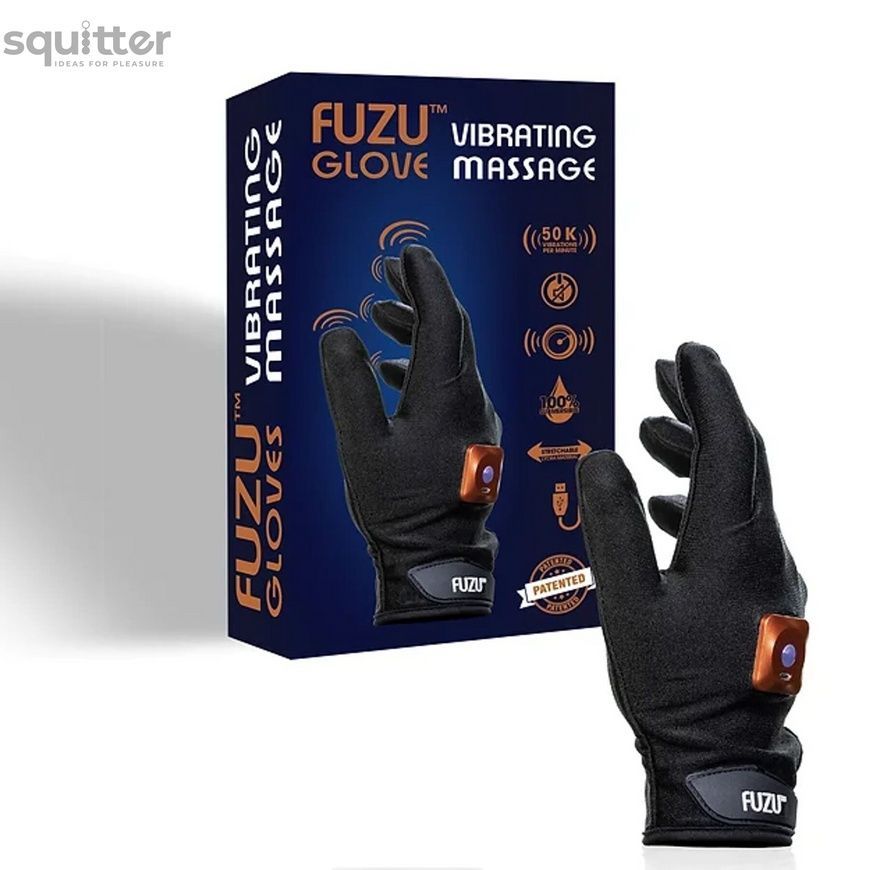 Віброрукавичка (права) FUZU Gloves Vibrating Massage Right Hand, 11 режимів SX2739 - онлайн-сексшоп Сквітер